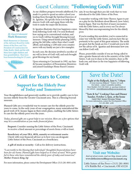 Newsletter Sample: Summer 2011 Newsletter